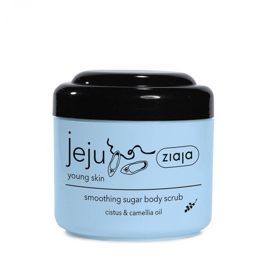 jeju blue line - ziaja - cosmetics - Jeju sugar body scrub 200ml    COSMETICS